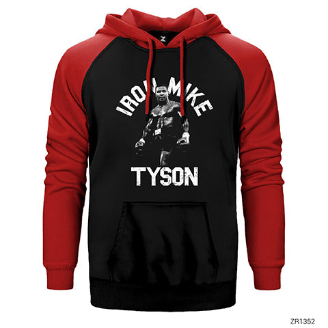 Iron Mıke Tyson Çift Renk Reglan Kol Sweatshirt / Hoodie