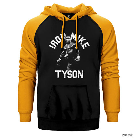 Iron Mıke Tyson Çift Renk Reglan Kol Sweatshirt / Hoodie