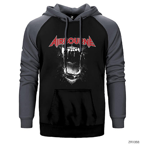 Airbourne Çift Renk Reglan Kol Sweatshirt / Hoodie