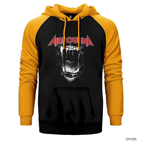 Airbourne Çift Renk Reglan Kol Sweatshirt / Hoodie