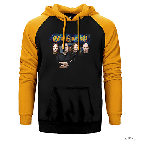 Blind Guardian Grup Çift Renk Reglan Kol Sweatshirt / Hoodie