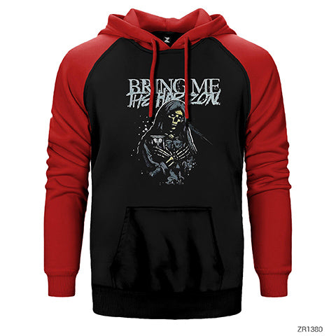 Bring Me The Horizon Death Çift Renk Reglan Kol Sweatshirt / Hoodie