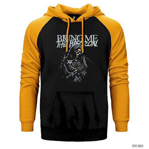 Bring Me The Horizon Death Çift Renk Reglan Kol Sweatshirt / Hoodie