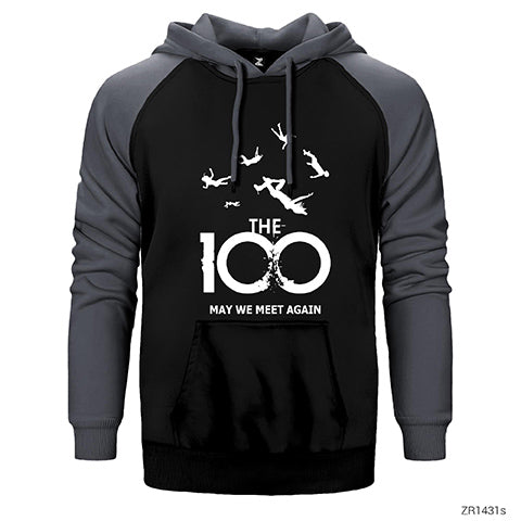 The 100 Çift Renk Reglan Kol Sweatshirt / Hoodie