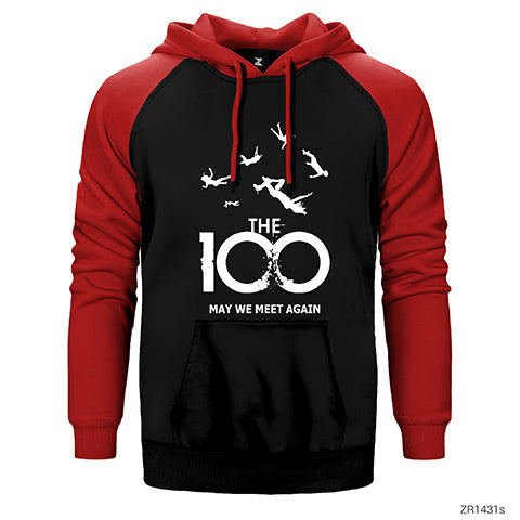 The 100 Çift Renk Reglan Kol Sweatshirt / Hoodie
