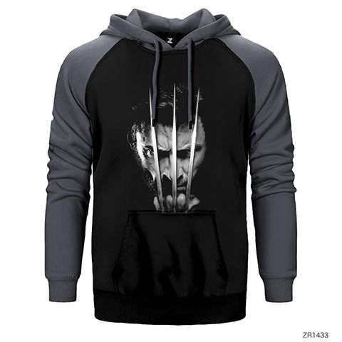 Wolverine Çift Renk Reglan Kol Sweatshirt / Hoodie