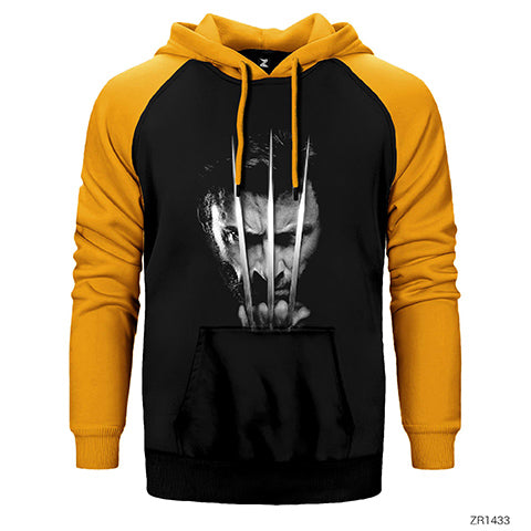 Wolverine Çift Renk Reglan Kol Sweatshirt / Hoodie