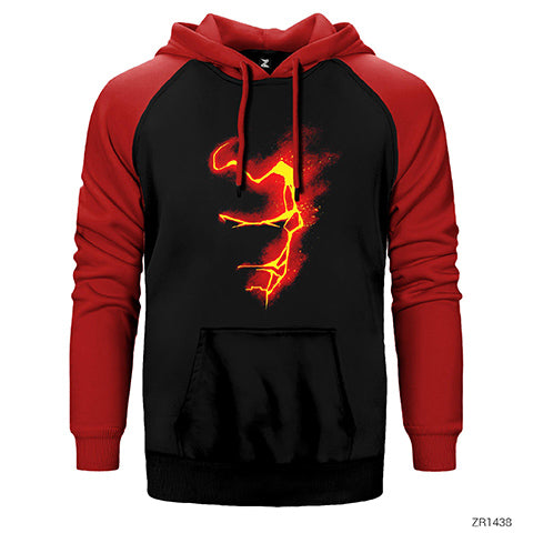 Avengers Infinity War Iron Mad Red Çift Renk Reglan Kol Sweatshirt / Hoodie