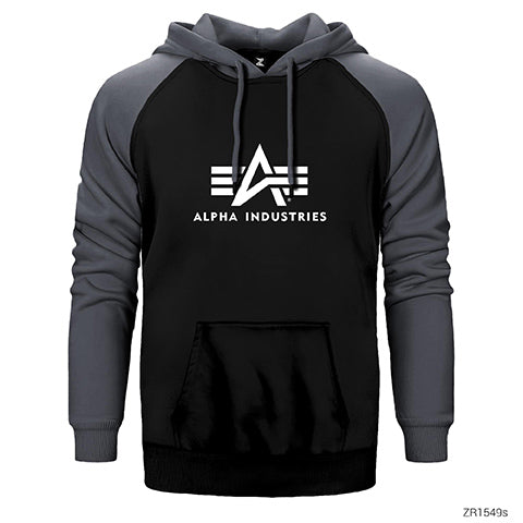 Alpha Industries Çift Renk Reglan Kol Sweatshirt / Hoodie
