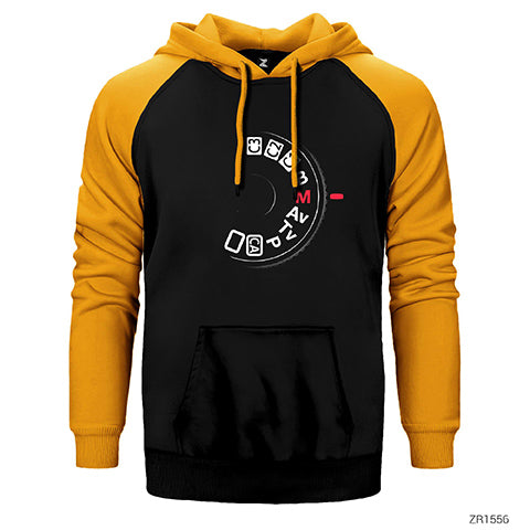 Photographer Manual Çift Renk Reglan Kol Sweatshirt / Hoodie
