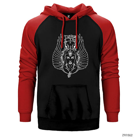 Zef Çift Renk Reglan Kol Sweatshirt / Hoodie