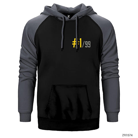 PUBG Winner No1 Çift Renk Reglan Kol Sweatshirt / Hoodie