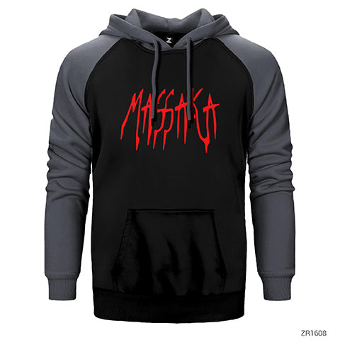 Massaka Çift Renk Reglan Kol Sweatshirt / Hoodie