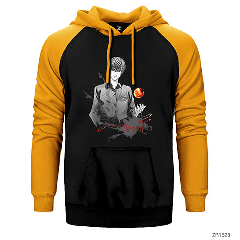 Death Note Bad Apple Çift Renk Reglan Kol Sweatshirt / Hoodie