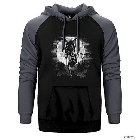 Death Note Judgement Çift Renk Reglan Kol Sweatshirt / Hoodie