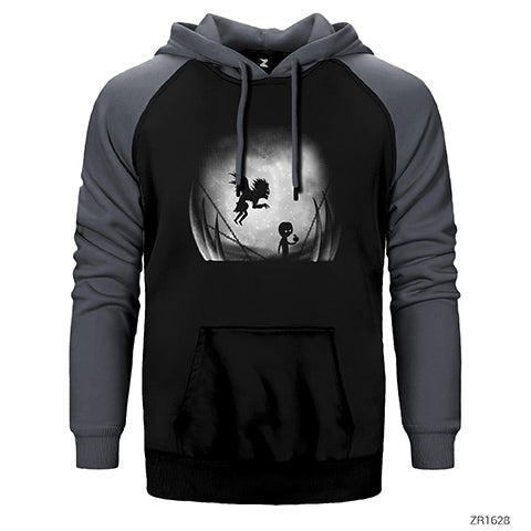 Death Note Limbo Çift Renk Reglan Kol Sweatshirt / Hoodie