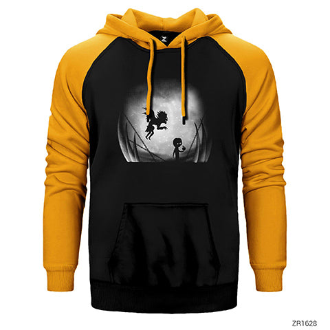 Death Note Limbo Çift Renk Reglan Kol Sweatshirt / Hoodie