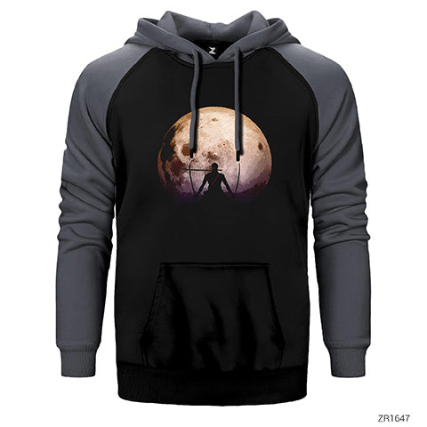 One Piece Santoryu Çift Renk Reglan Kol Sweatshirt / Hoodie