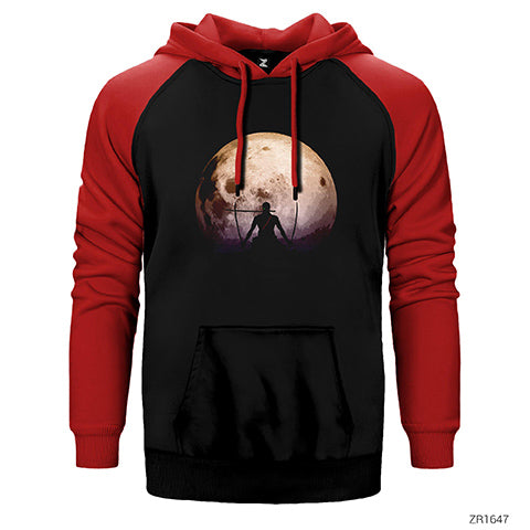 One Piece Santoryu Çift Renk Reglan Kol Sweatshirt / Hoodie