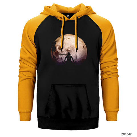 One Piece Santoryu Çift Renk Reglan Kol Sweatshirt / Hoodie