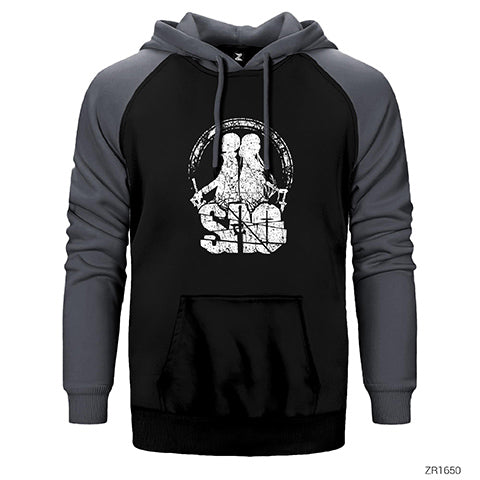 Sword Art Online Classic Çift Renk Reglan Kol Sweatshirt / Hoodie