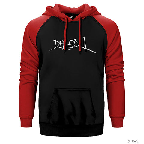 Defsoul Çift Renk Reglan Kol Sweatshirt / Hoodie