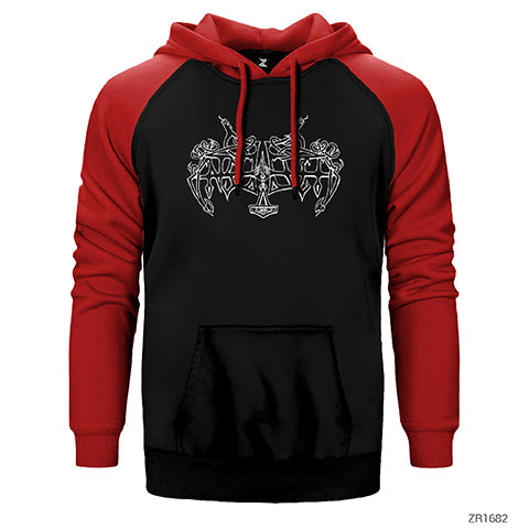 Enslaved Çift Renk Reglan Kol Sweatshirt / Hoodie