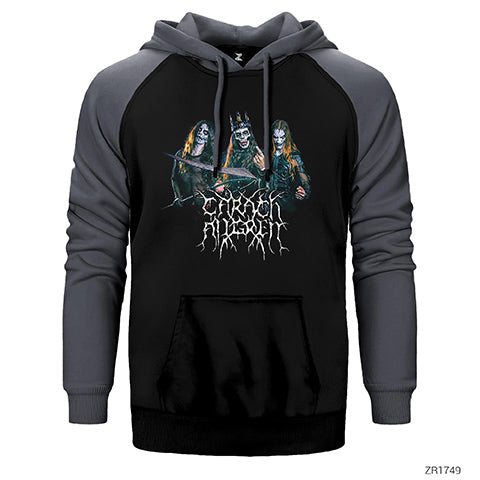Carach Angren Lost Society Çift Renk Reglan Kol Sweatshirt / Hoodie