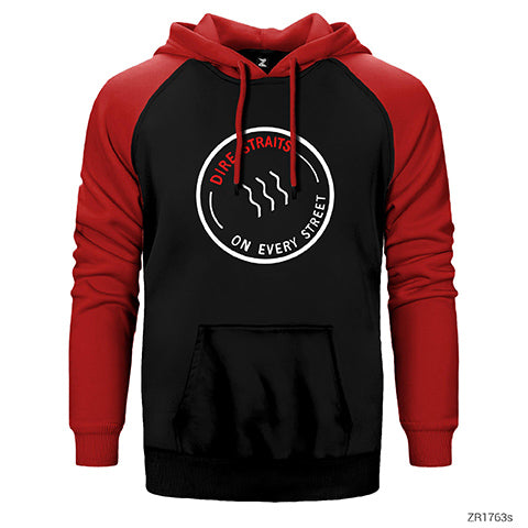 Dire Straits on Every Street Çift Renk Reglan Kol Sweatshirt / Hoodie