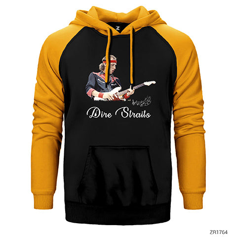 Dire Straits Solo Çift Renk Reglan Kol Sweatshirt / Hoodie