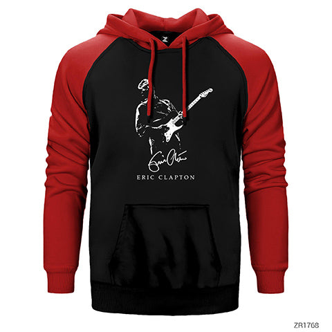 Eric Clapton Solo Çift Renk Reglan Kol Sweatshirt / Hoodie