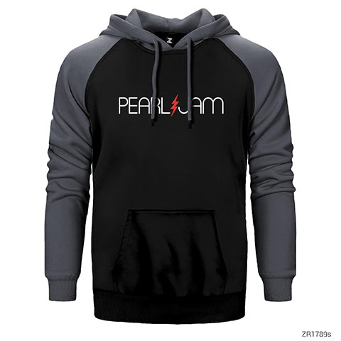 Pearl Jam Lighting Çift Renk Reglan Kol Sweatshirt / Hoodie