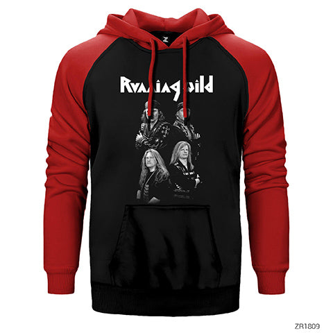 Running World Group Çift Renk Reglan Kol Sweatshirt / Hoodie