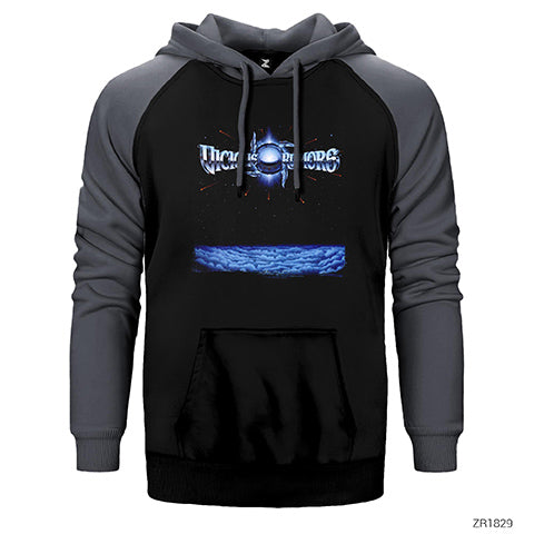 Vicious Rumors 1990 Çift Renk Reglan Kol Sweatshirt / Hoodie