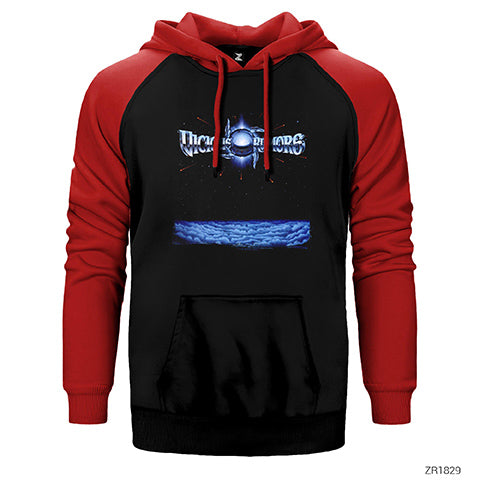 Vicious Rumors 1990 Çift Renk Reglan Kol Sweatshirt / Hoodie