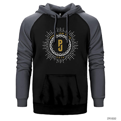Pearl Jam Album Cover Çift Renk Reglan Kol Sweatshirt / Hoodie