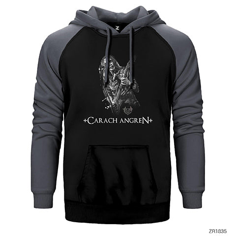 Carach Angren Seregor Çift Renk Reglan Kol Sweatshirt / Hoodie