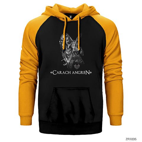 Carach Angren Seregor Çift Renk Reglan Kol Sweatshirt / Hoodie