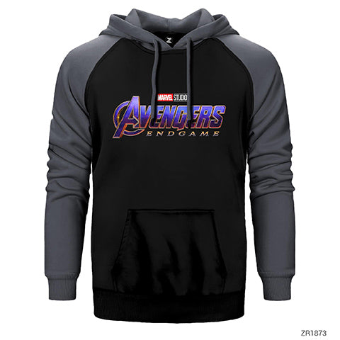 Avengers Endgame Çift Renk Reglan Kol Sweatshirt / Hoodie