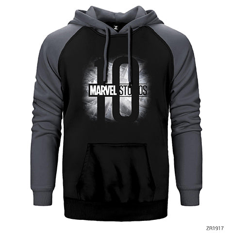 Marvel Studios 10 Çift Renk Reglan Kol Sweatshirt / Hoodie