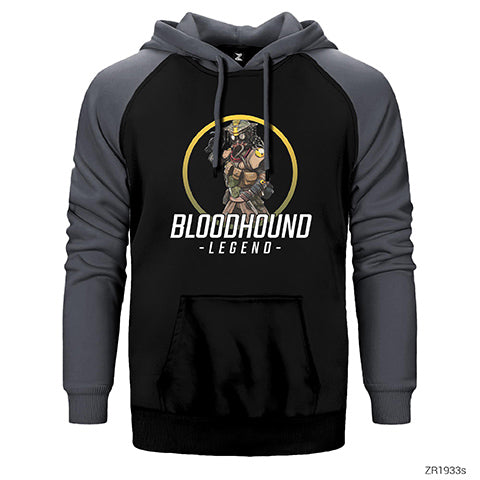 Apex Legends Bloodgound Çift Renk Reglan Kol Sweatshirt / Hoodie