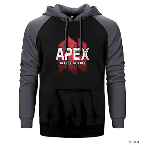 Apex Legends Battle Royale Çift Renk Reglan Kol Sweatshirt / Hoodie