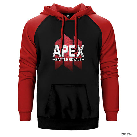 Apex Legends Battle Royale Çift Renk Reglan Kol Sweatshirt / Hoodie