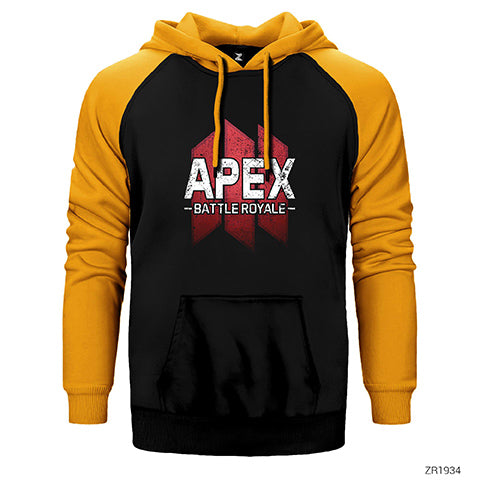 Apex Legends Battle Royale Çift Renk Reglan Kol Sweatshirt / Hoodie