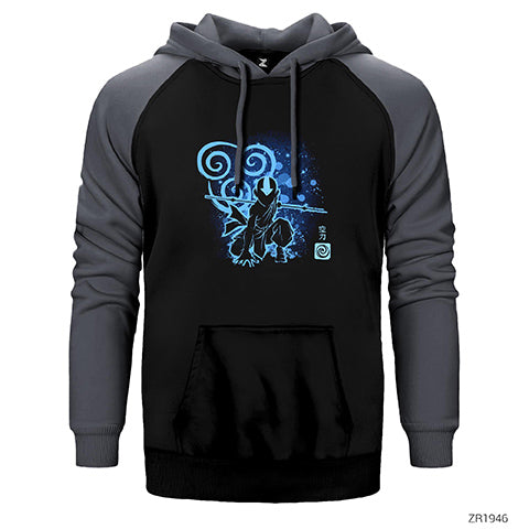 Avatar Of The Air Çift Renk Reglan Kol Sweatshirt / Hoodie