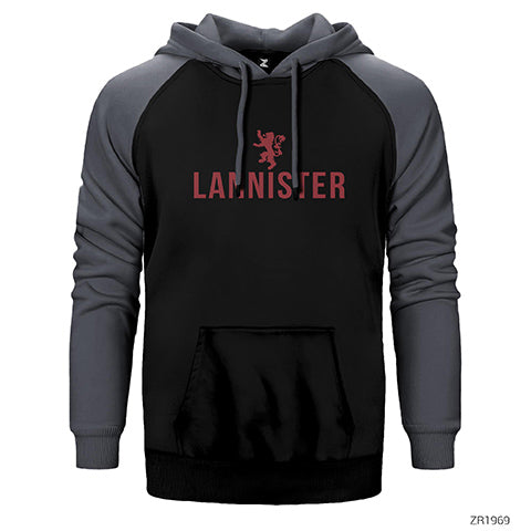 Game Of Thrones Lannister Çift Renk Reglan Kol Sweatshirt / Hoodie
