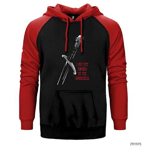 Game of Thrones Sword in the Darkness Çift Renk Reglan Kol Sweatshirt / Hoodie