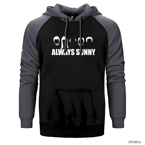 Its Always Sunny in Philadelphi Çift Renk Reglan Kol Sweatshirt / Hoodie