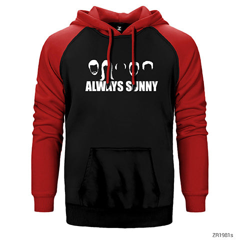 Its Always Sunny in Philadelphi Çift Renk Reglan Kol Sweatshirt / Hoodie