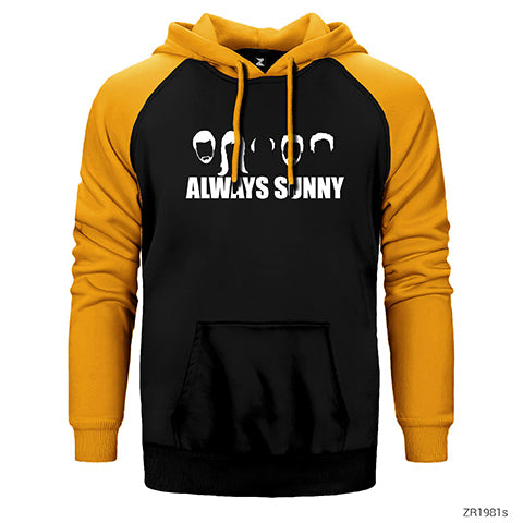 Its Always Sunny in Philadelphi Çift Renk Reglan Kol Sweatshirt / Hoodie